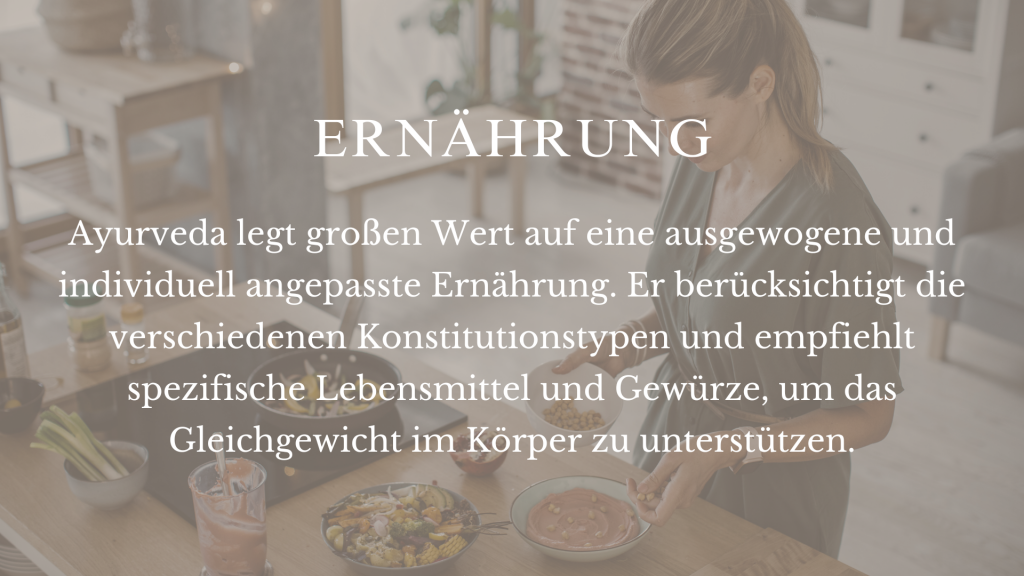 Bild mit Erklärung zur ayurvedischen Ernährung